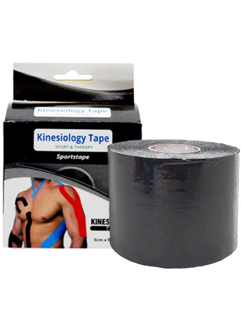 Spall Pack of Muscle Pain Relief Tape Waterproof Breathable Kinesiology Tape, Athletic Elastic Kneepad Muscle Pain Relief Knee Taping for Gym, Fitness Running, Tennis, Swimming Football - Image 2