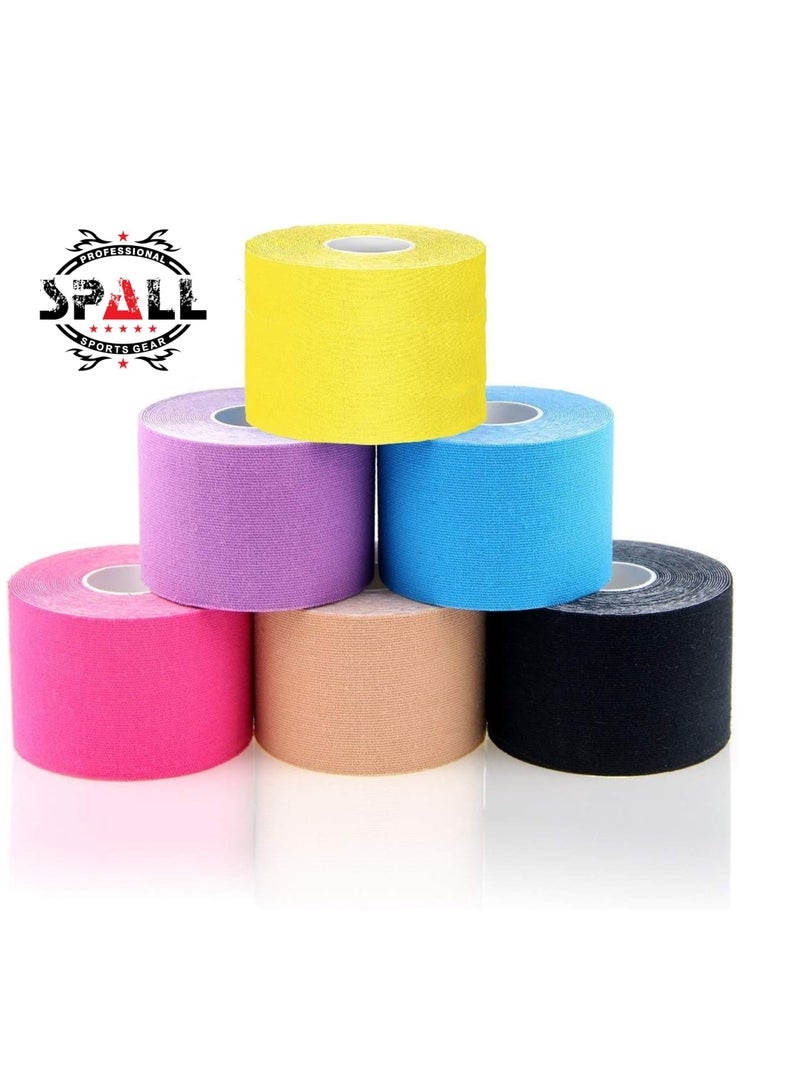 Spall Pack of Muscle Pain Relief Tape Waterproof Breathable Kinesiology Tape, Athletic Elastic Kneepad Muscle Pain Relief Knee Taping for Gym, Fitness Running, Tennis, Swimming Football - Image 5