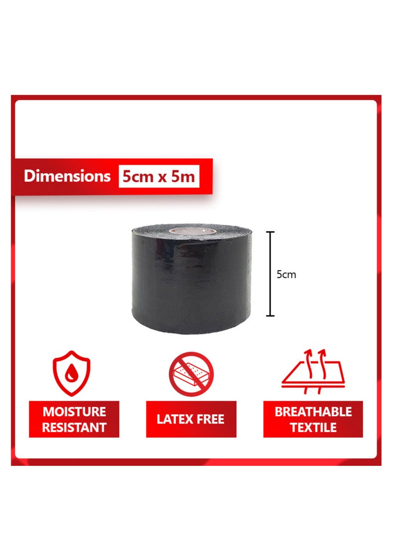 Spall Pack of Muscle Pain Relief Tape Waterproof Breathable Kinesiology Tape, Athletic Elastic Kneepad Muscle Pain Relief Knee Taping for Gym, Fitness Running, Tennis, Swimming Football - Image 4