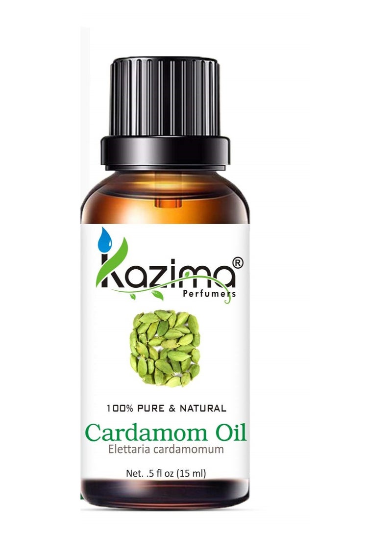 كازيما زيت الهيل العطري من KAZIMA - طبيعي ونقي 100% وغير مخفف، للعناية بالبشرة والشعر (15 مل) - Image 2