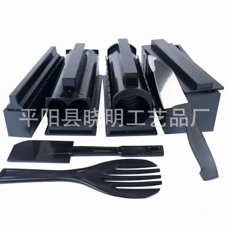 Moapn Home Diy Rice Ball Mold Sushi Maker Sushi Tool 10 Sets Of Cooking Seaweed Sushi Roll Creative - Image 2