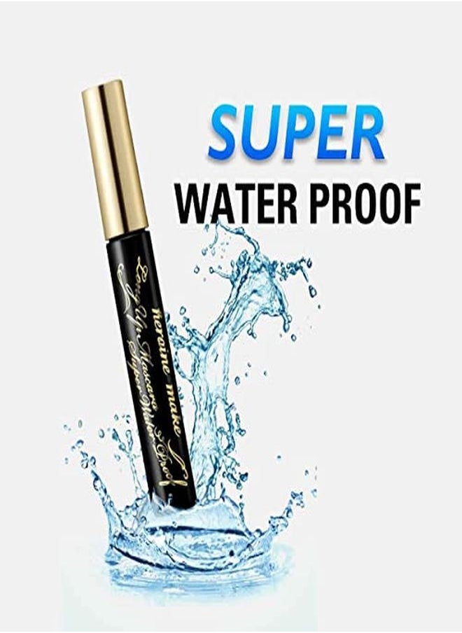 Heroine Make - Ne Make Long Up Mascara Super Waterproof Wp 01 Black | With Super Lengthening Fiber For Even Long And Curl Eyelash For Women - Image 1