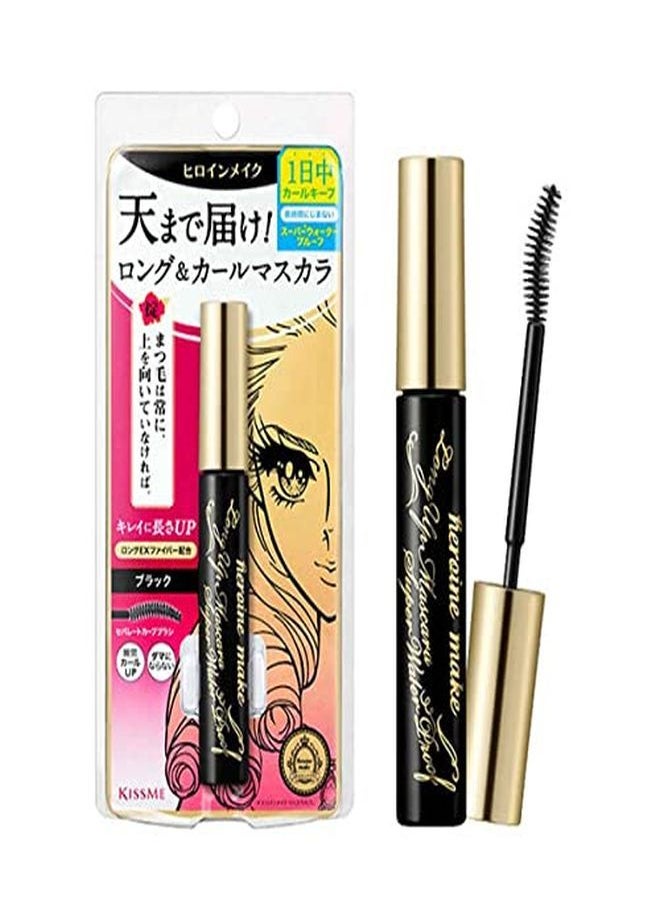 Heroine Make - Ne Make Long Up Mascara Super Waterproof Wp 01 Black | With Super Lengthening Fiber For Even Long And Curl Eyelash For Women - Image 1