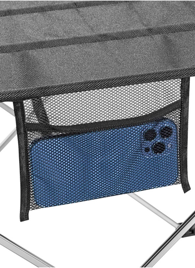AL SANIDI Folding Aluminum Table Black Size53*55*75Cm  - Image 3