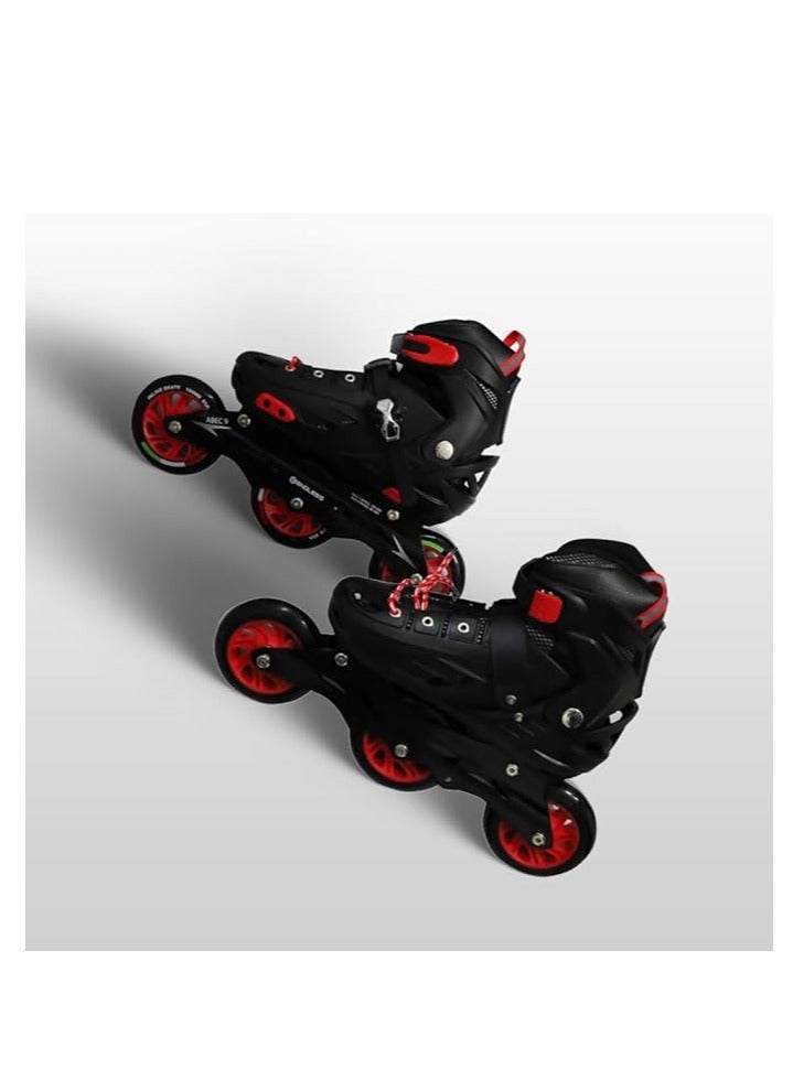 ENDLESS  Inline Adjustable Skates | Aluminium Chassis and 100 mm PU Three Wheels | With ABEC 9 Bearings  - Image 2