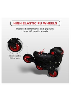 ENDLESS  Inline Adjustable Skates | Aluminium Chassis and 100 mm PU Three Wheels | With ABEC 9 Bearings  - Image 5