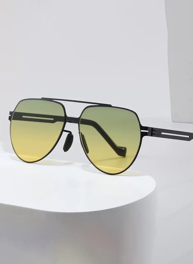 Generic 2025 New Photochromic Driving Sunglasses - Ultra-Thin Metal Slim Frame, HD Lenses, Casual Fashion Unisex Best-Seller  - Image 3