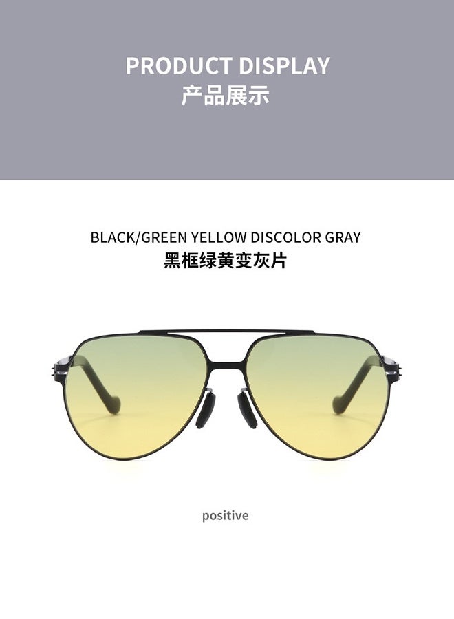 Generic 2025 New Photochromic Driving Sunglasses - Ultra-Thin Metal Slim Frame, HD Lenses, Casual Fashion Unisex Best-Seller  - Image 5