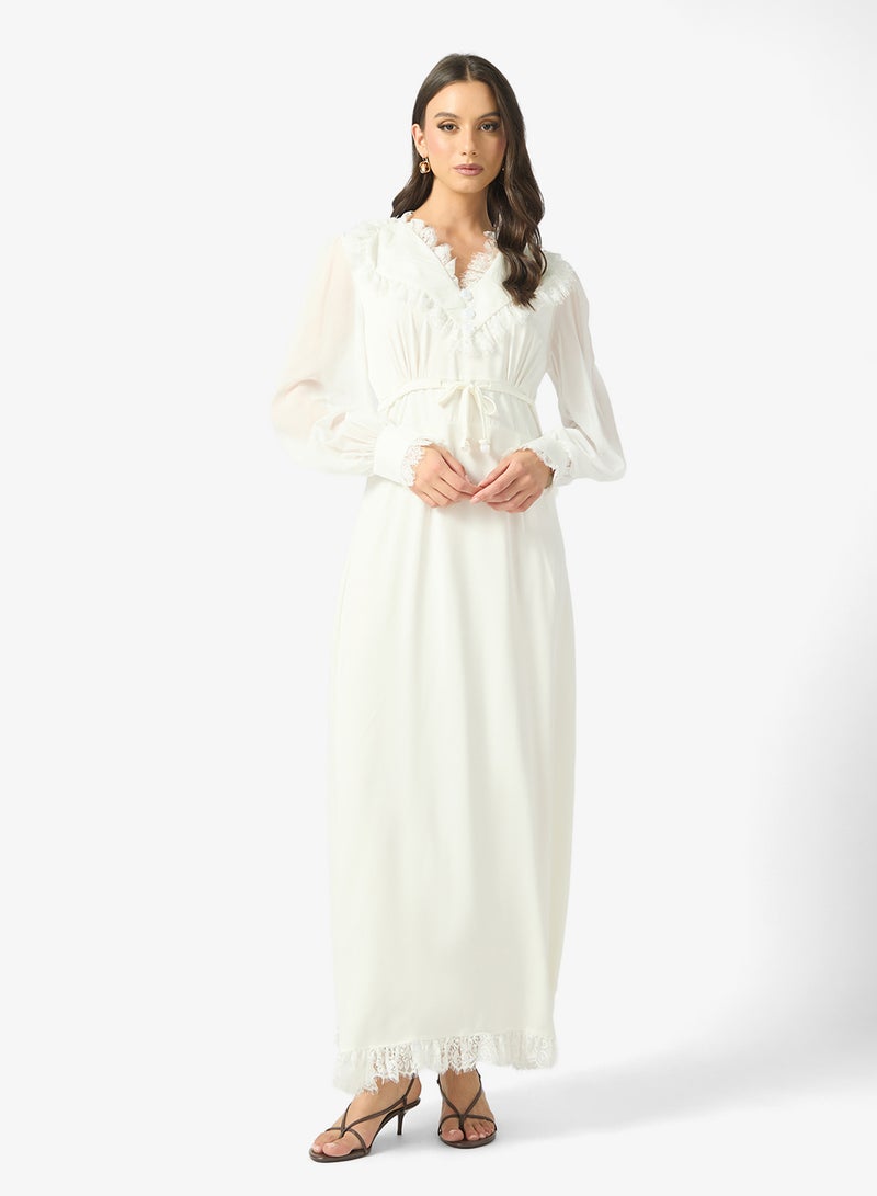 ايلا فستان بأكمام منفوشة - Image 1