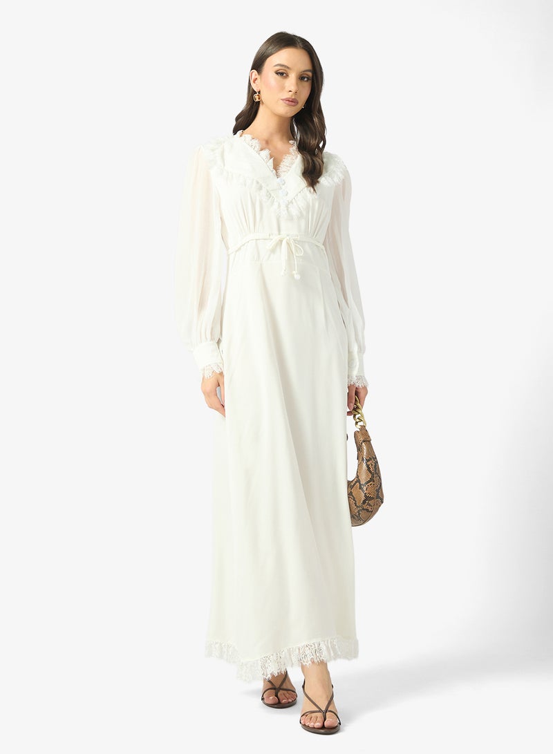 ايلا فستان بأكمام منفوشة - Image 4