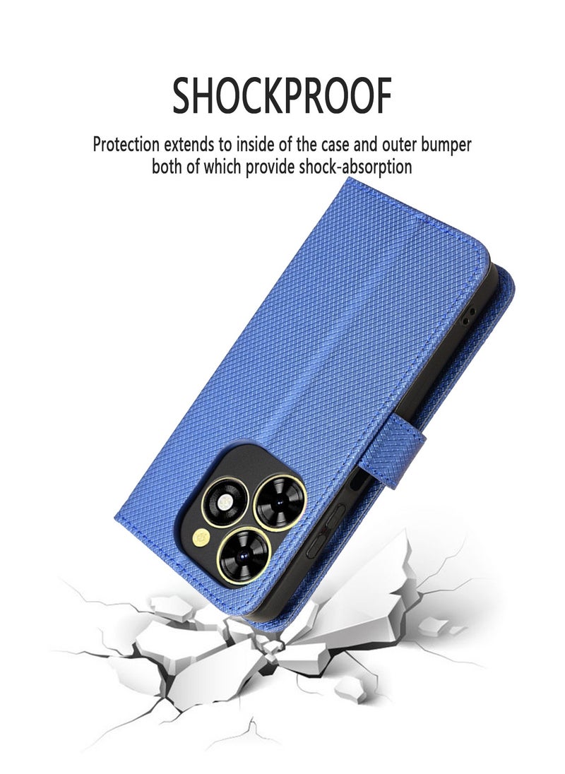 X-level - Case Cover for Tecno Spark Go 2024 4g/Spark 20C With Full Body Camera Len Protector PU Leather Wallet Card Holder Shockproof Protective Back Cover With Release Hand Phone Daily Video Kickstand - Image 1
