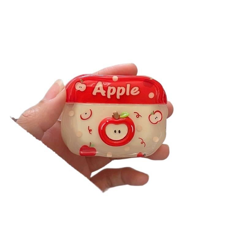 حافظة حماية متوافقة مع سماعات AirPods 4 / سماعات AirPods 1 / 2 مع غطاء صلب ومع حلقة تعليق باللون أسود وحماية من الخدش وحمل يومي خفيف خفيف الوزن من البلاستيك - LILA - Image 3