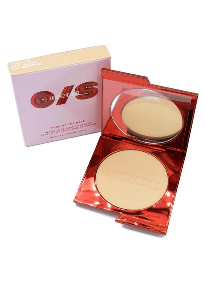 One size One Size Patrick Starrr Turn Up The Base Versatile Powder Foundation - Light 5 (NR) - Light, Neutral Rosy Undertones - Face Pressed Powder Makeup Foundation Medium-to-Full Coverage, Soft Matte Finish  - Image 1