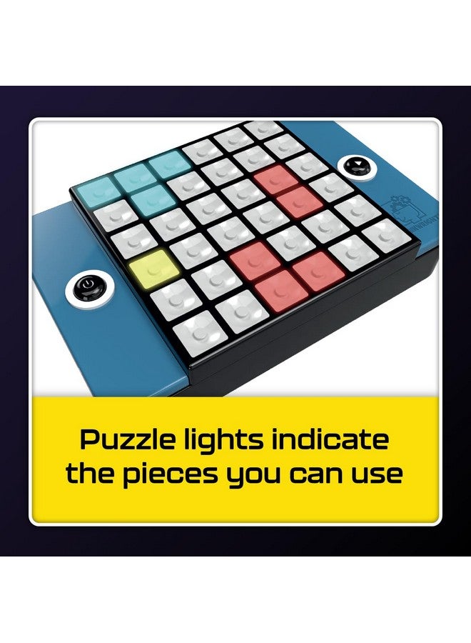 Brainwright - Puzzle Bright - The Electronic Light Up Brainteaser Puzzle - Great Travel Game - Ages 8 and Up - 1+ Players - Image 2
