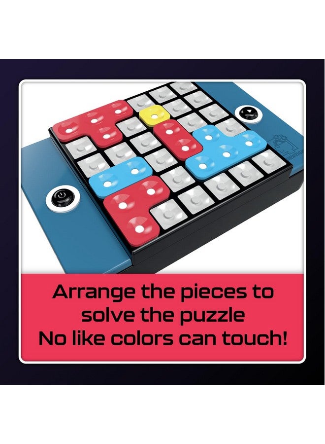 Brainwright - Puzzle Bright - The Electronic Light Up Brainteaser Puzzle - Great Travel Game - Ages 8 and Up - 1+ Players - Image 4