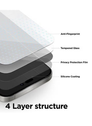 Privacy Screen Protector for Xiaomi Redmi Note 11S – Anti-Static Tempered Glass with ESD Privacy, 9H Hardness, Anti-Peep, Dust-Proof, Super Smooth Touch - view 3