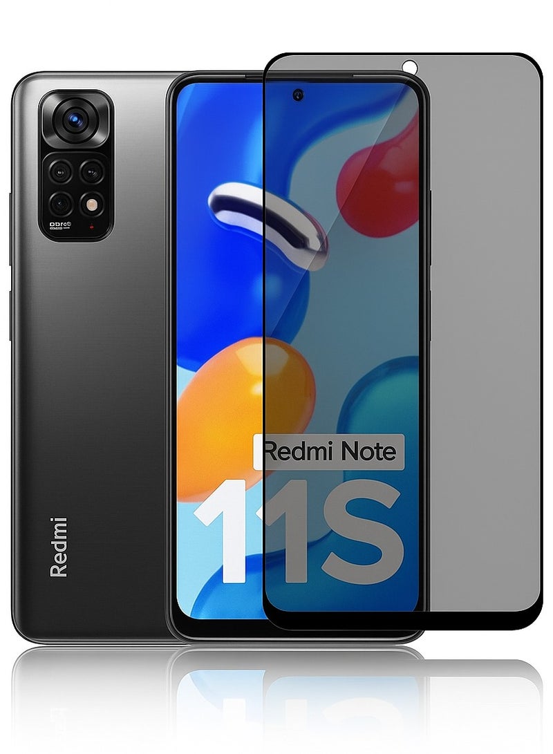 Original Privacy Screen Protector for Xiaomi Redmi Note 11S – Anti-Static Tempered Glass with ESD Privacy, 9H Hardness, Anti-Peep, Dust-Proof, Super Smooth Touch - Image 1