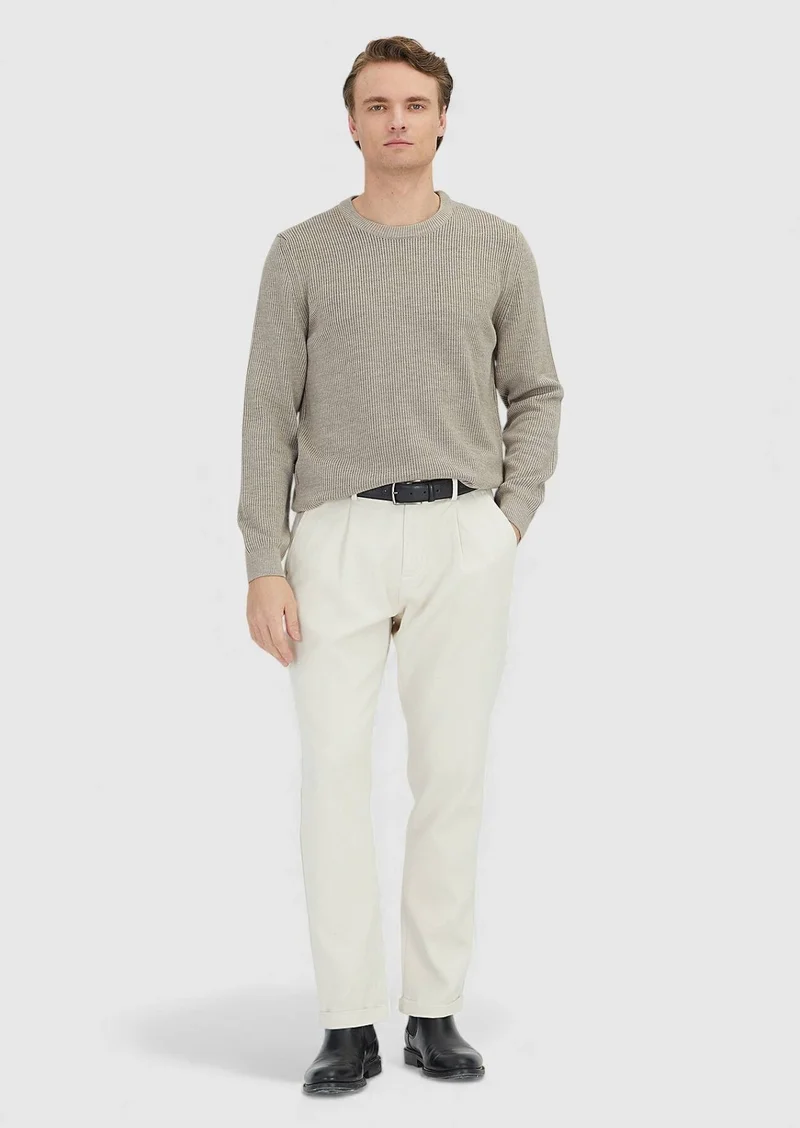 Ramsey Beige Knitwear Sweatshirt