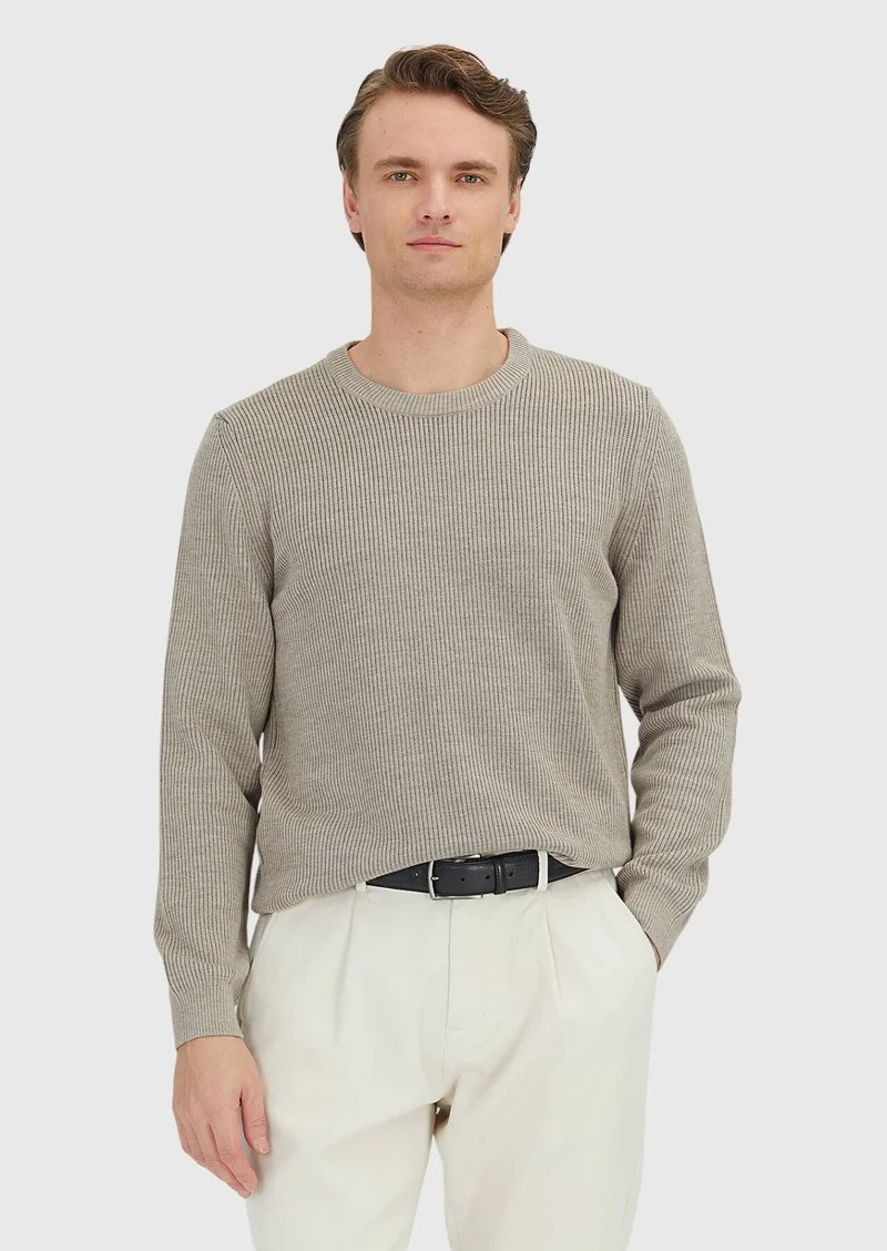 Ramsey Beige Knitwear Sweatshirt