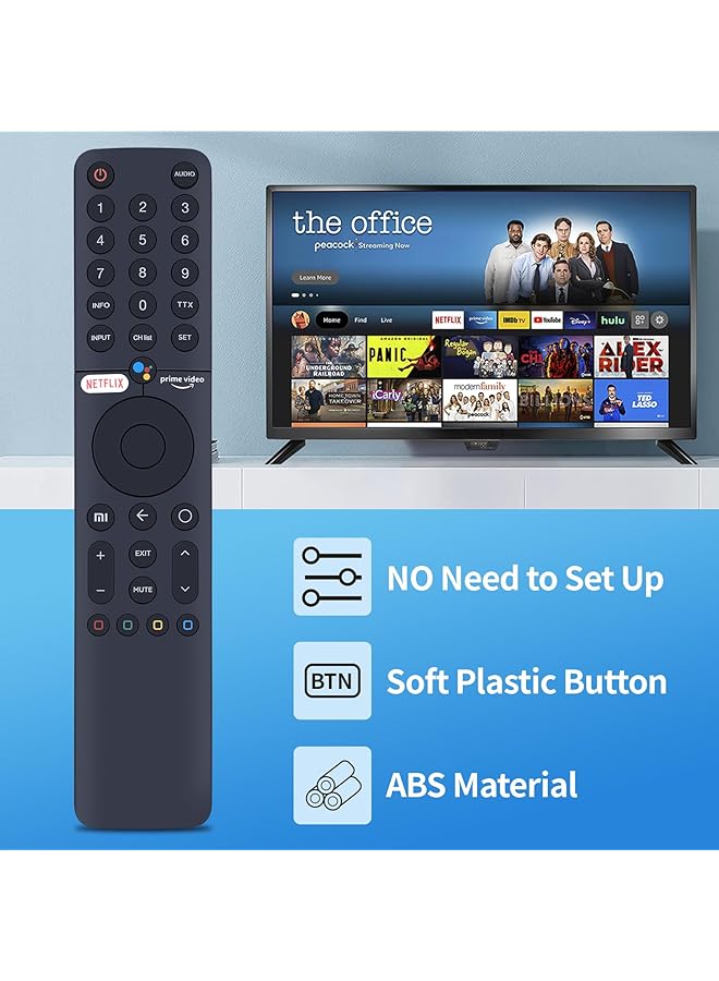 erorex New Xmrm 19 Xmrm19 Voice Tv Remote Control Replacement Fit For Xiaomi Mi Tv P1 Q1 Smart Tv With Voice Control And Short Cut Button  - Image 5