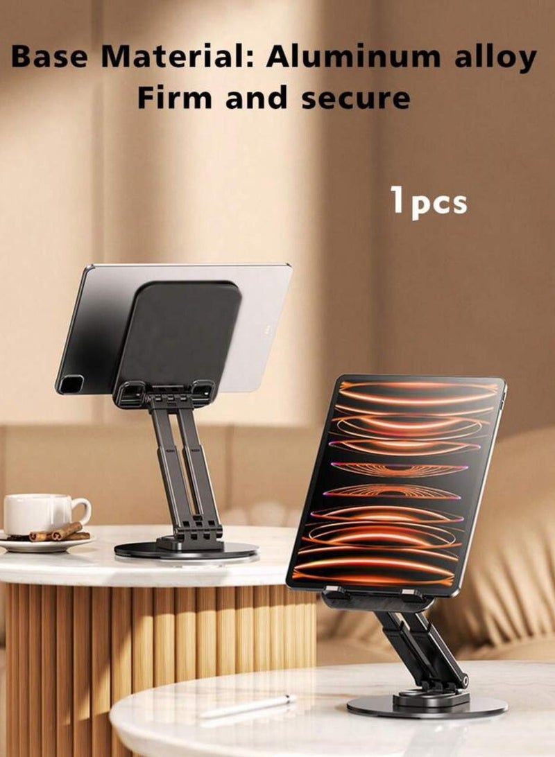 The iPad tablet stand holder is made of aluminum and is adjustable to hold tablets  - Image 4