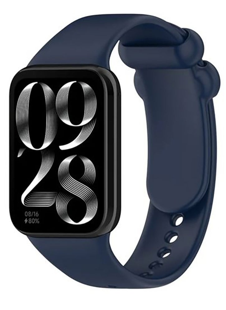 Generic - Xiaomi Mi 8 Pro Soft Silicone Replacement Strap With Amazing Design - Blue - Image 1