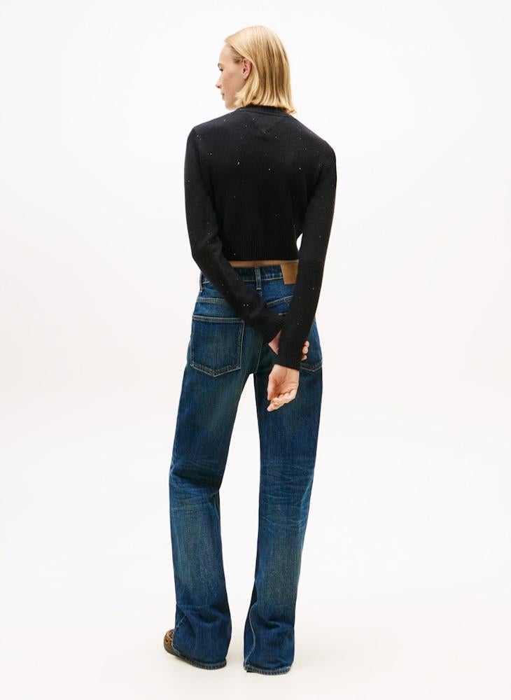 TOMMY JEANS Logo Crew Neck Sweater - Image 2