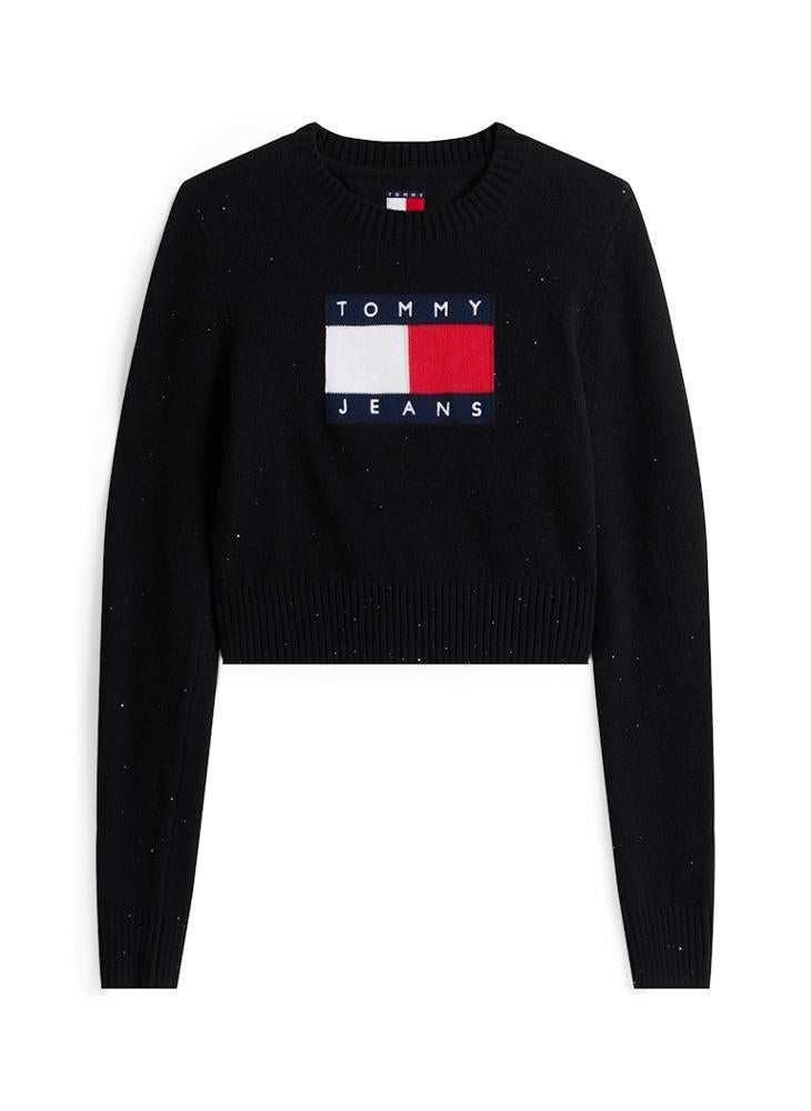 TOMMY JEANS Logo Crew Neck Sweater - Image 5