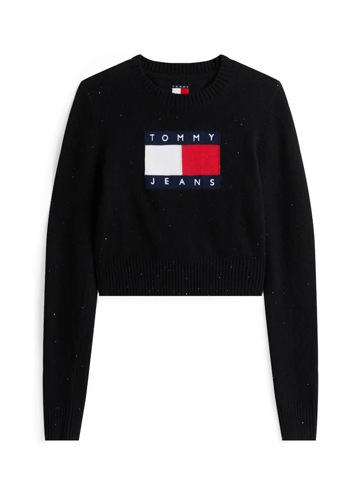 TOMMY JEANS  Logo Crew Neck Sweater for Women | Best Price UAE