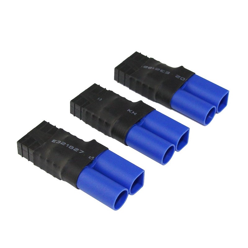 OliYin 3pcs Compatible with TR Female to EC5 Male Adapter Brushless for SCT LiPo SlashPack of 3 - Image 3