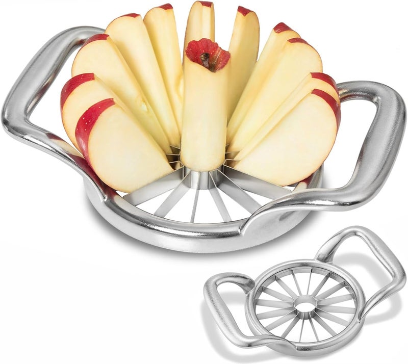 LIIGEMI 5.5 Inch Extra Large Apple Slicer,16-Slice Thin Apple Slicer and Corer,Cutter, Divider, Wedger for Fruits and Vegetables，Gifts for Mom，Sharp and Sturdy，Easy to Use - Image 1