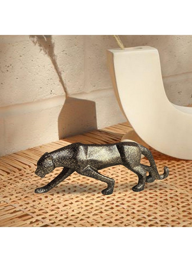 Xtore Beautiful Leopard Statue for Home Decor (Pack of 1, Dark Brown) - Image 2