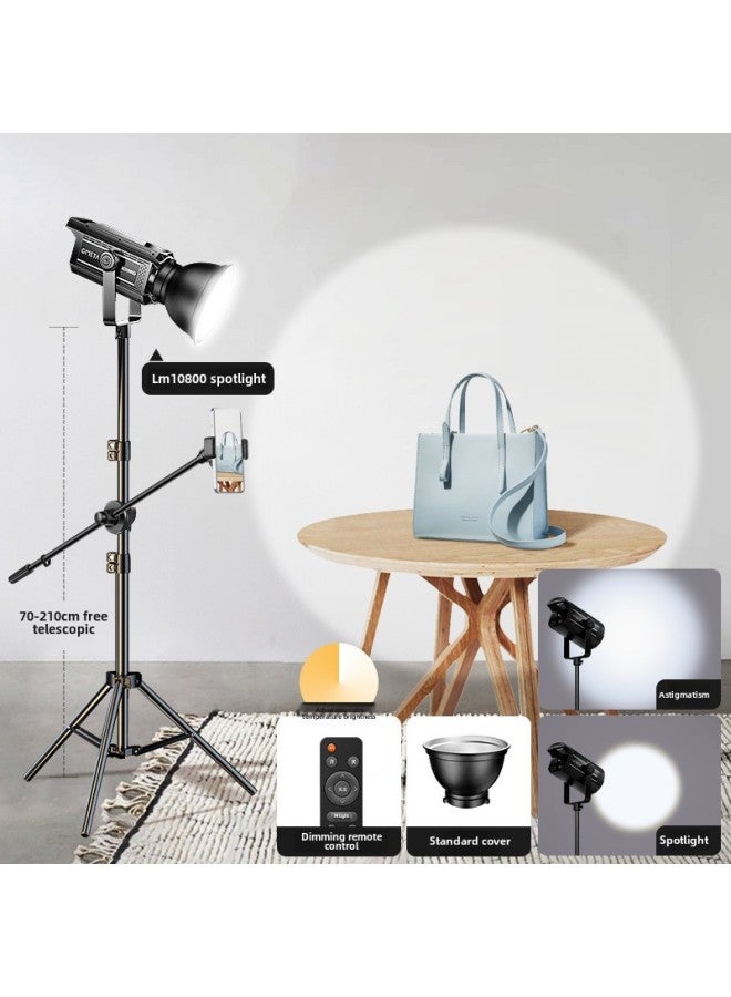 Special Hair Lamp In The Live Broadcast Room Live Overhead Atmosphere Spotlight Gods Girl Hair Lamp Contour Fill Light-Specifications:LM10800 Three-color Bright Sun Lamp 2m Floor-to-floor Overhead Light Stand  - Image 1