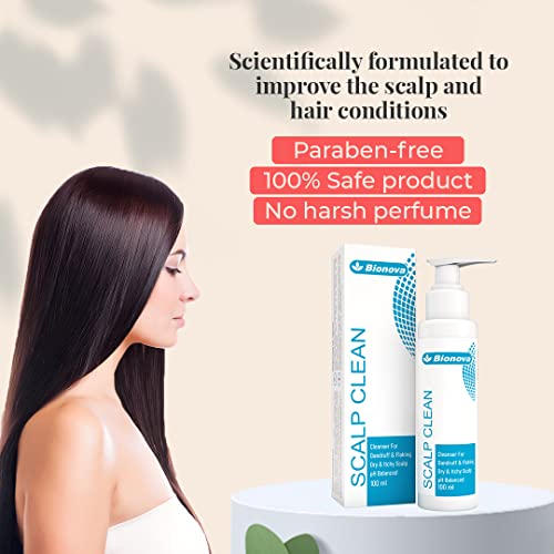 Bionova Dry and Itchy Scalp Cleanser for Dandruff, Flaking (100 ml) - Image 4