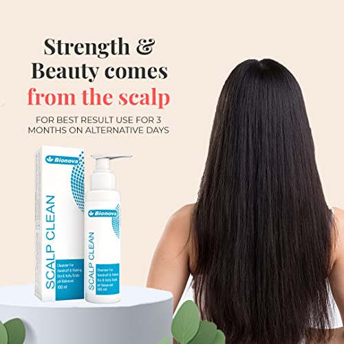 Bionova Dry and Itchy Scalp Cleanser for Dandruff, Flaking (100 ml) - Image 3
