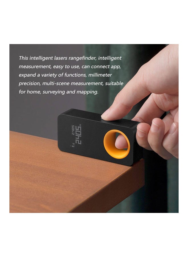 NIBEMINENT Intelligent Laser Distance Meter Black/Orange  - Image 3