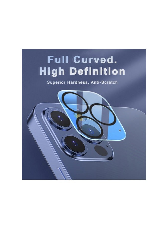 Lito 6.7 Inch 3D Clear Tempered Glass Back Camera Protector Compatible with iPhone 12 Pro Max - Image 3