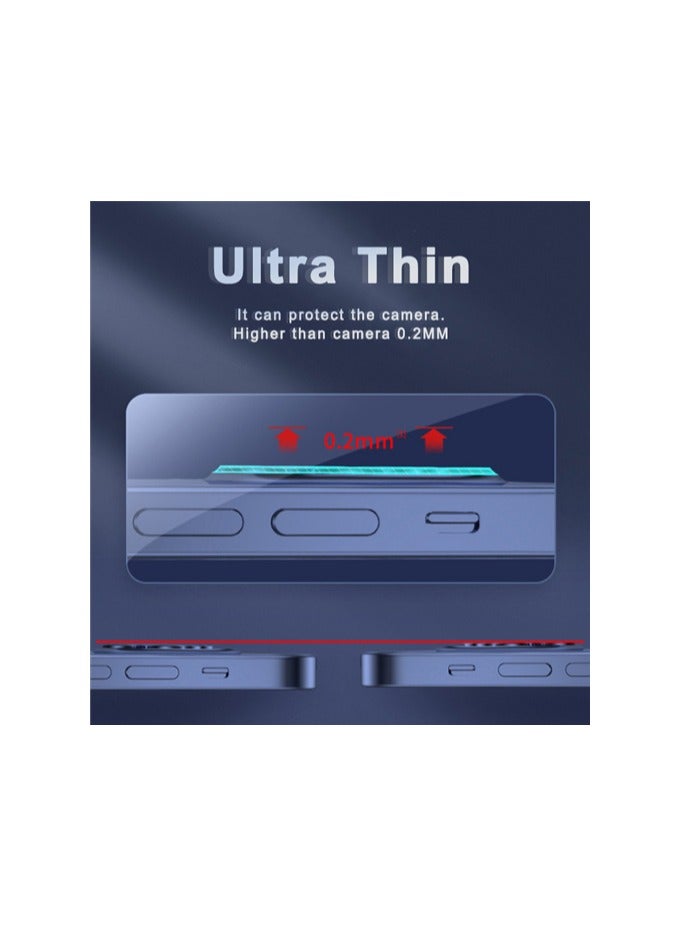 Lito 6.7 Inch 3D Clear Tempered Glass Back Camera Protector Compatible with iPhone 12 Pro Max - Image 4