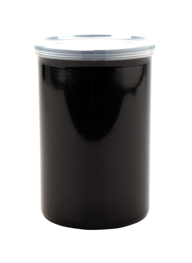 غت احصل على وعاء تخزين طعام دائري بغطاء من GET CR-0120-BK-EC، سعة 1.2 كوارت، أسود (مجموعة من 4 قطع) - Image 3