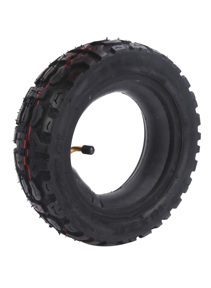 إطار سكوتر كهربائي سميك ، سهل التركيب ، إطار سكوتر 10 بوصة مع إطار خارجي 3.0 وأنبوب داخلي 2.5-10