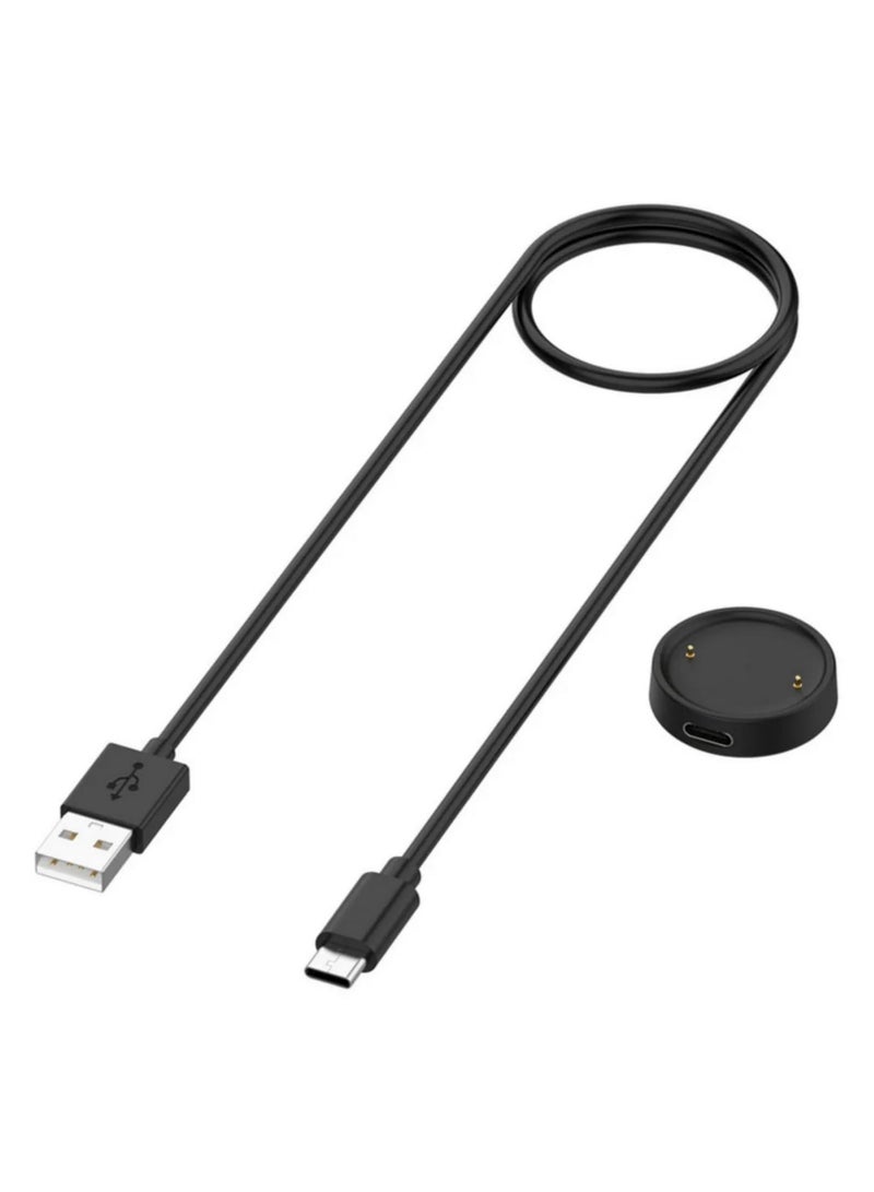 1pcs Magnetic Charging Cable For huami Amazfit Bip6 A2435 Charging Dock for Amazfit Active 2 A2437 Smart Watch Type c Interface USB Charger Base - Image 1
