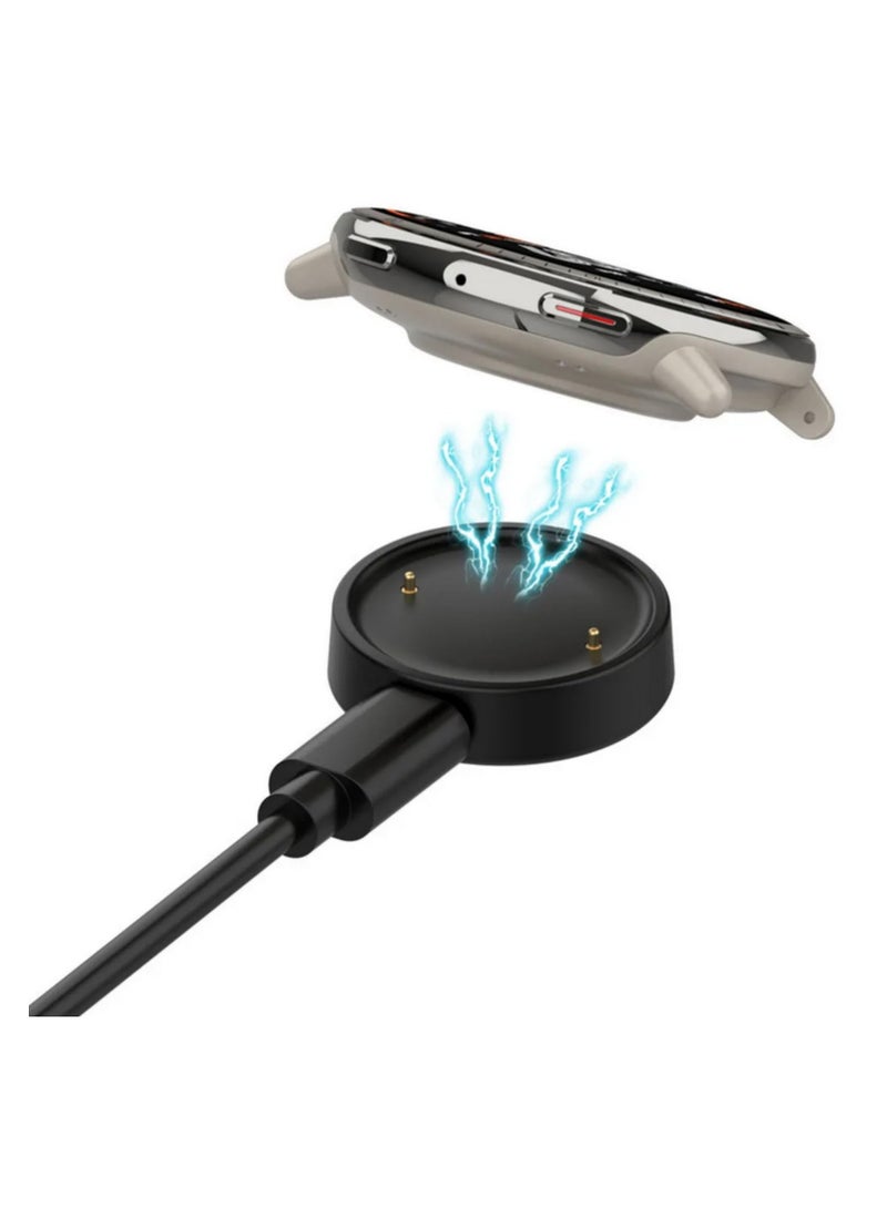 1pcs Magnetic Charging Cable For huami Amazfit Bip6 A2435 Charging Dock for Amazfit Active 2 A2437 Smart Watch Type c Interface USB Charger Base - Image 5