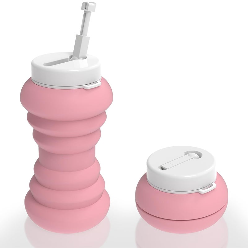 Alton ALTON SHR20245, Non-Electric Collapsible Toilet Portable Bidet, Retractable Travel Bidet, Pink, 600ML | Jet Spray for Toilet | Health Faucet - Image 1