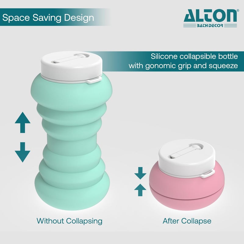 Alton ALTON SHR20245, Non-Electric Collapsible Toilet Portable Bidet, Retractable Travel Bidet, Pink, 600ML | Jet Spray for Toilet | Health Faucet - Image 4