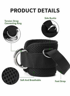 GROIC Adjustable Weight Dumbbell Ankle Straps,Lower Body Strength Trainer,for Booty Workouts - Kickbacks, Leg Extensions, Lower Body Strength Training,Household Exercise Equipment  - Image 2