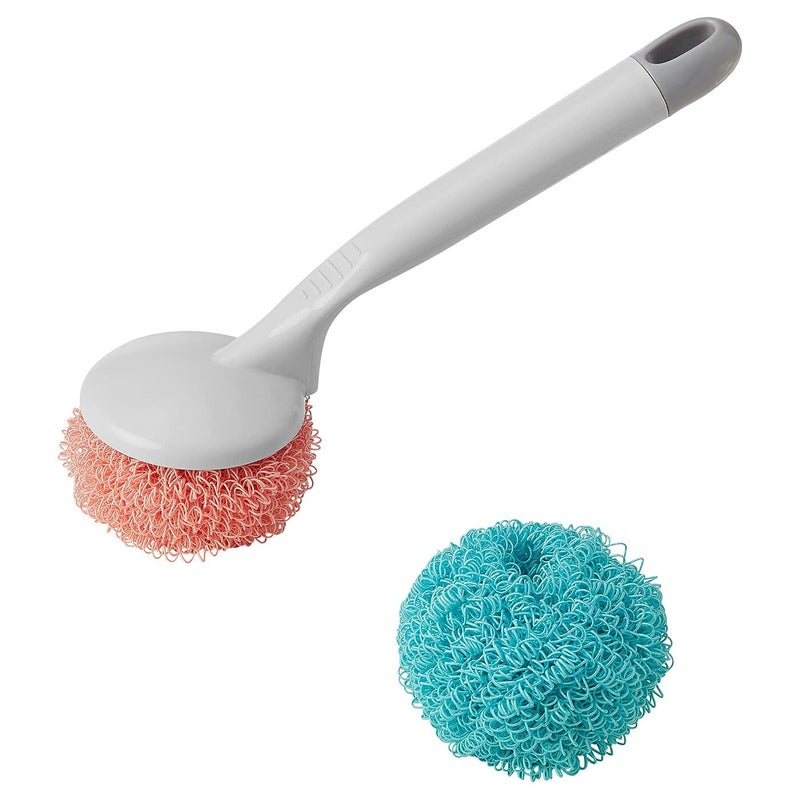 BS Case IKEAA Scrubbing Ball with Handle Pack of 2 Balls by BS Case - Image 1