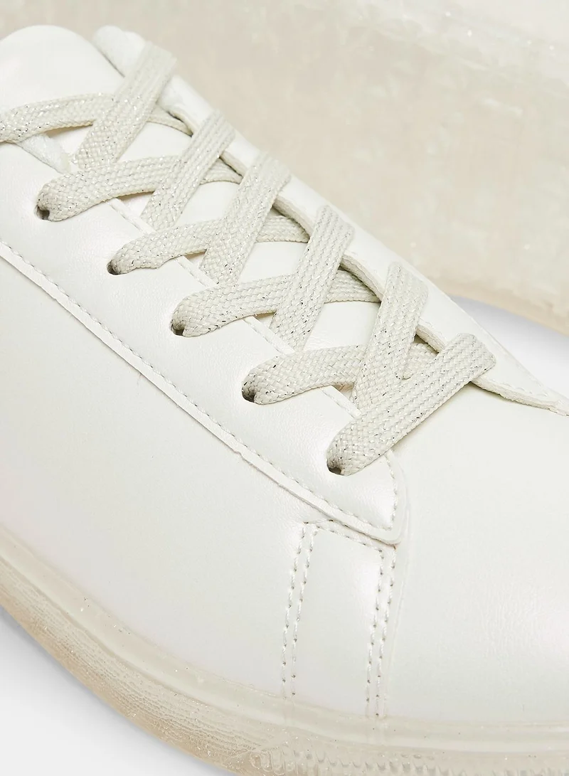 REFLEX Faux Leather Sneakers