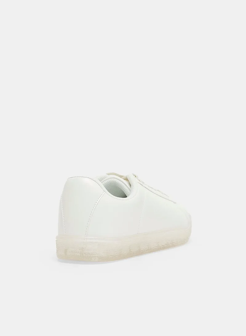 REFLEX Faux Leather Sneakers