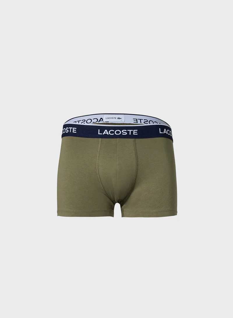لاكوست 3 Pack Stretch Trunks