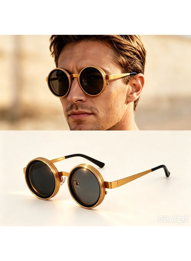 Adjustable Zoom ND Polarized UV400 Sunglasses for Outdoor Sun Protection - Image 1